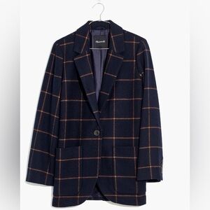 Madewell Larsen Blazer in Windowpane